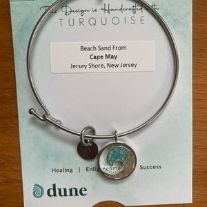 BRAND NEW Beautiful Wave Bangle with Sand from Cape May!